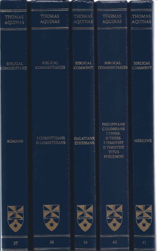 Commentary on the Letters of Saint Paul: Complete Set